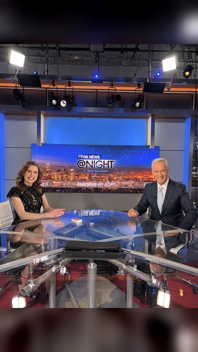 Jen Kramer appearing on Fox News @ Night with Trace Gallagher